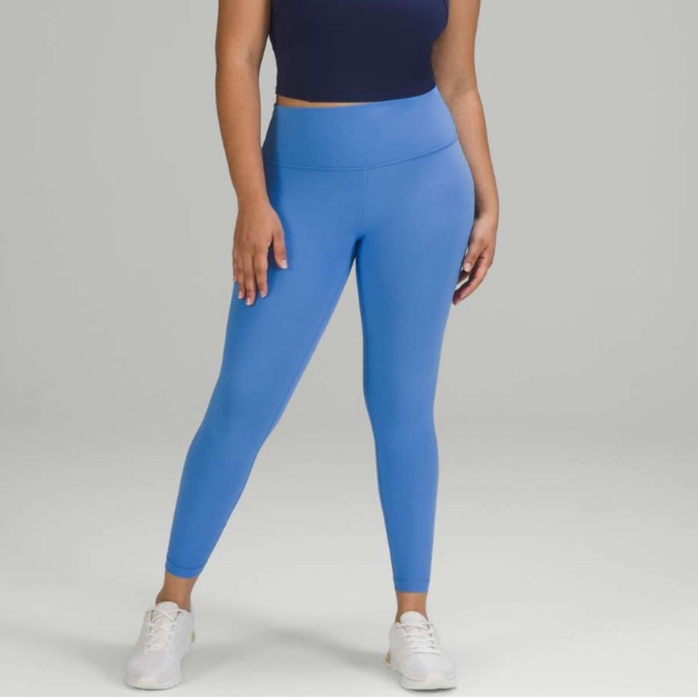 NWT Lululemon Wunder Train 25” Blue Nile size 4